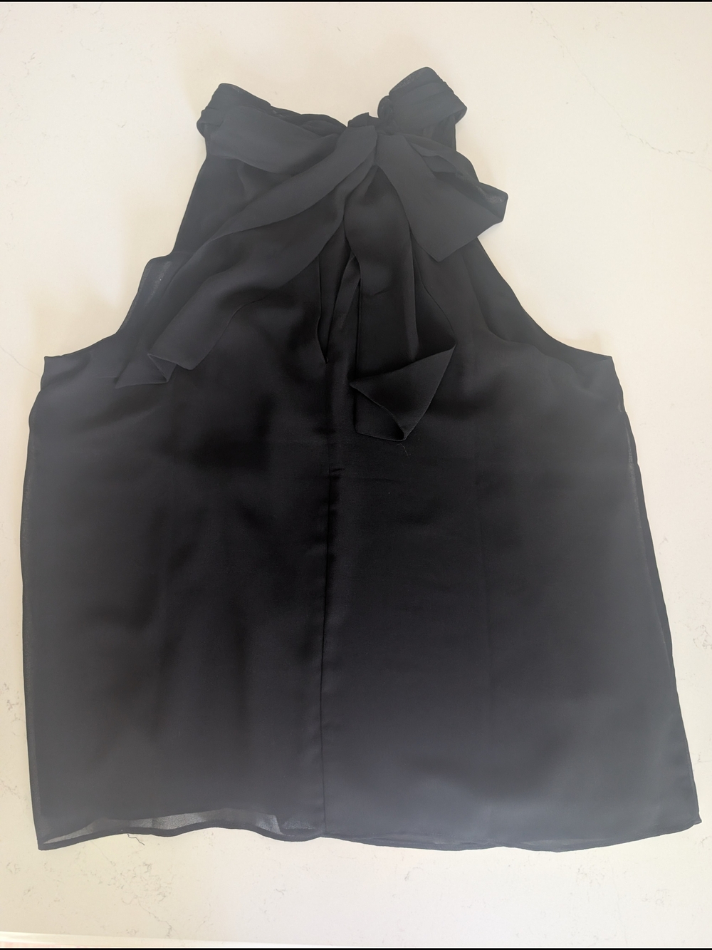 1. State Black Halter Tie-Neck Camisole